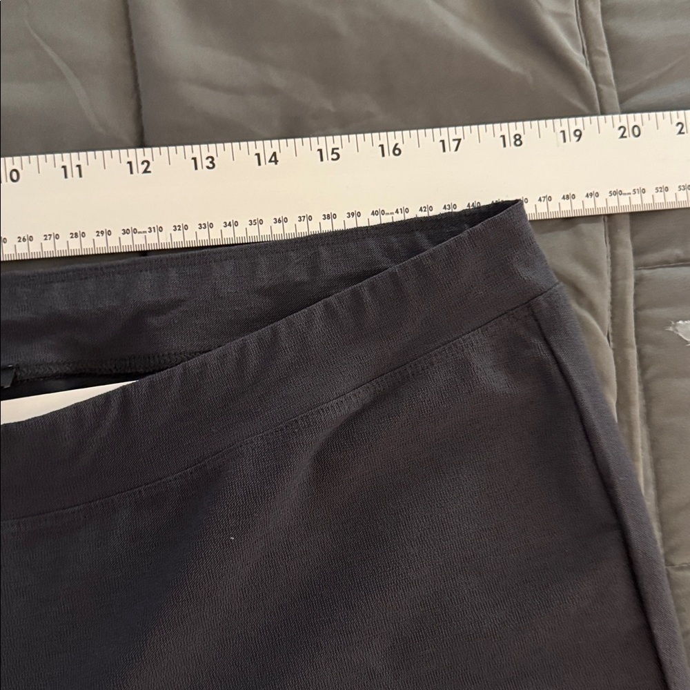 Eileen Fisher NWT Slim Ankle Charcoal Dress Pants washable - Picture 8 of 10